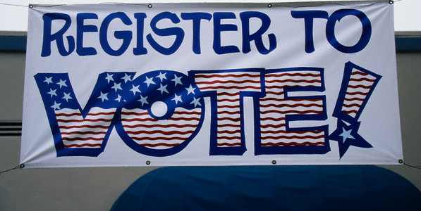 Register to vote, DEADLINE: OCTOBER 26