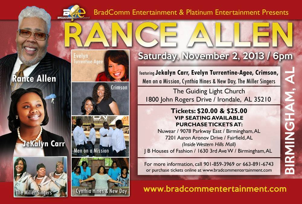 Rance Allen Concert Flyer2