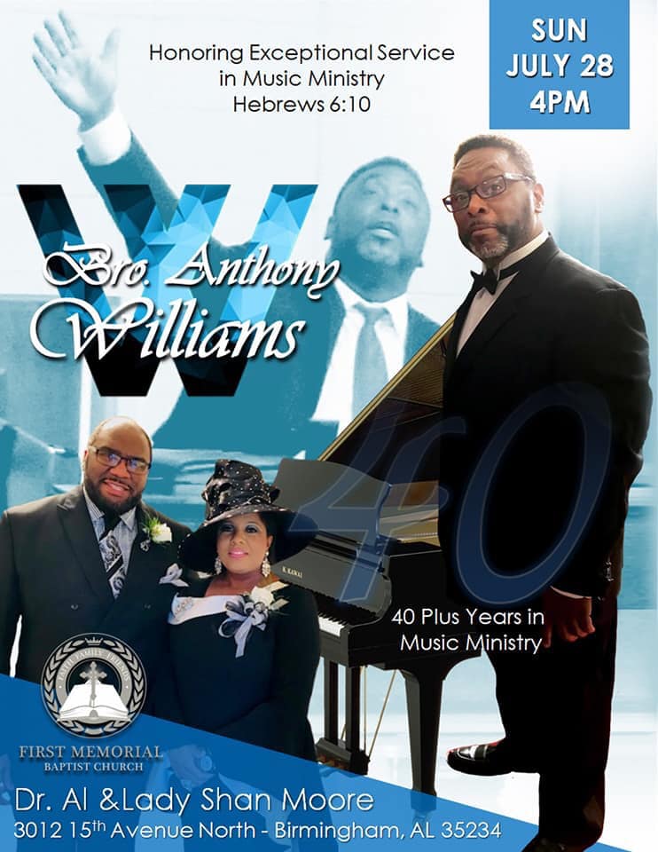 Anthony Williams Appreciation