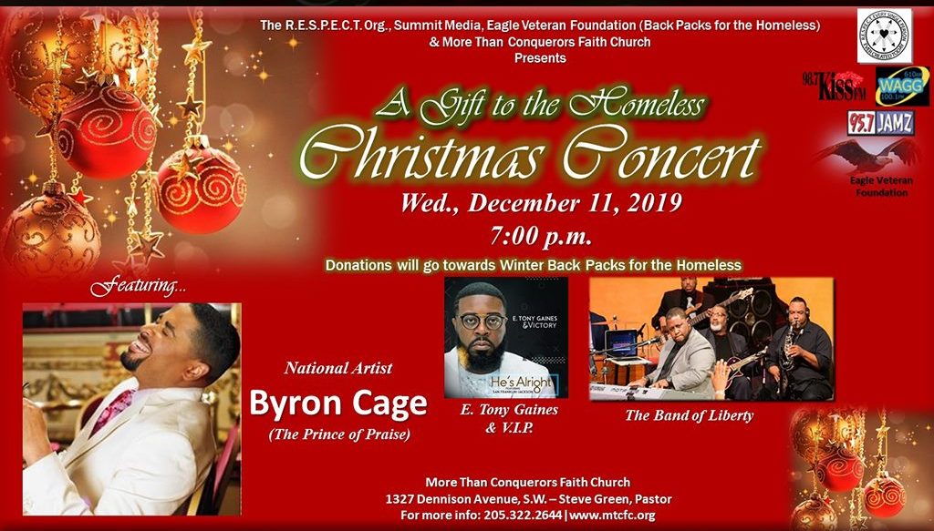 Byron Cage Christmas Concert - More Than Conquerors Church 2019