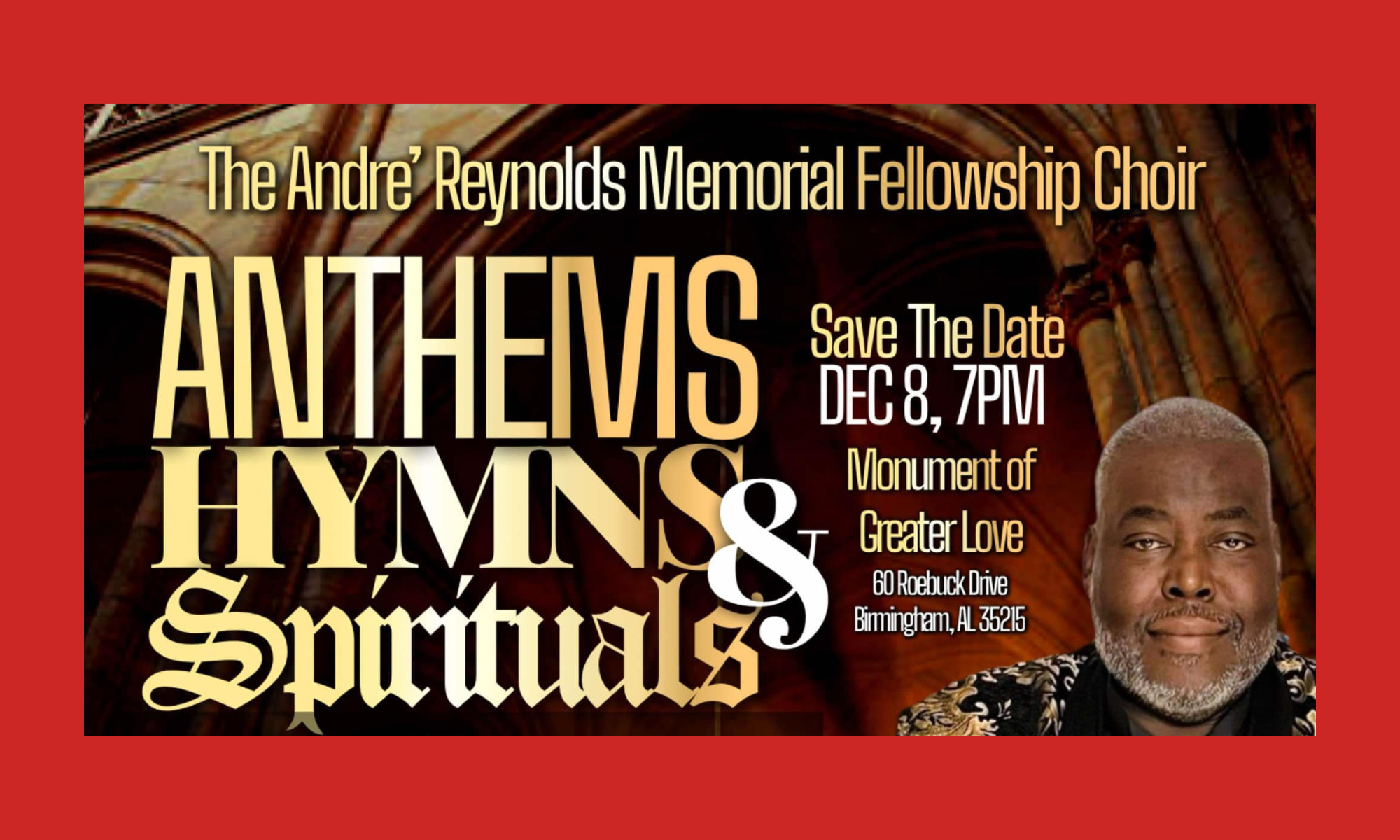 Celebrate the Legacy of Gospel Artist Andre Reynolds with an Unforgettable Evening of Music