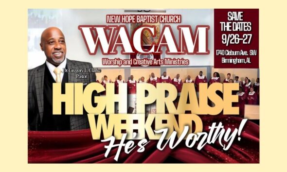 New Hope Baptist Church Announces High Praise Weekend Sept. 26-27
